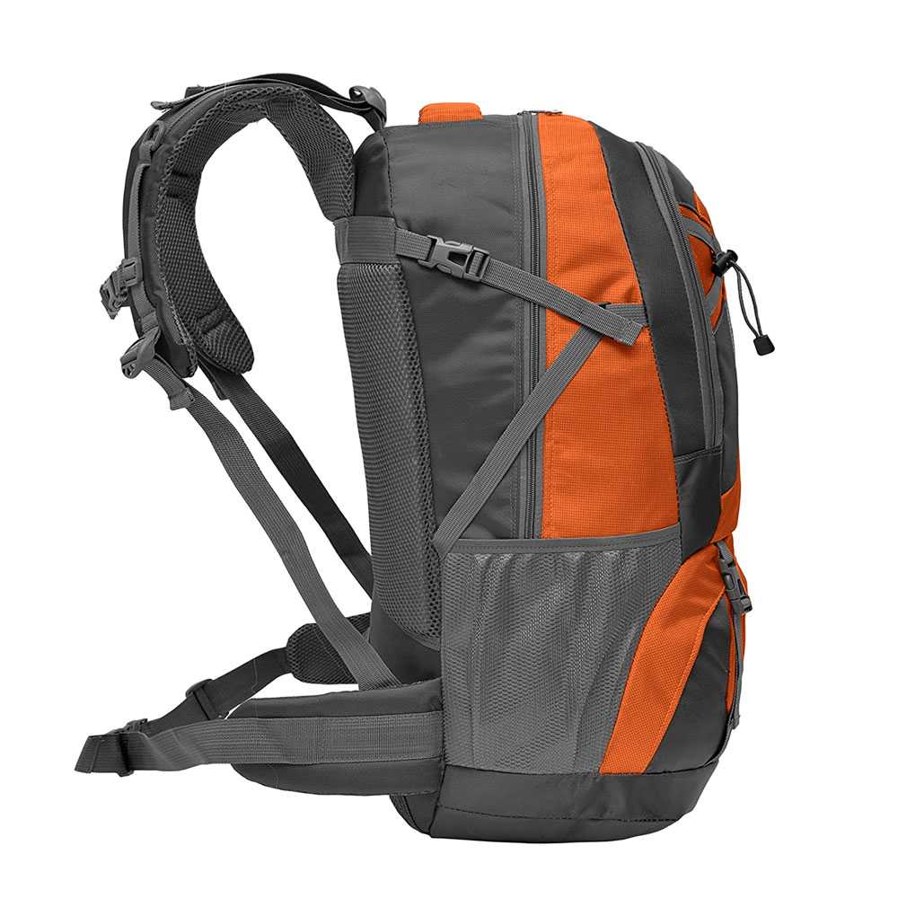 40L Orange Waterproof Backpack Travel Bag for Hiking Climbing Camping Outdoor Luggage Mountain Mountaineering