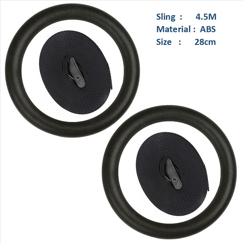 ABS abedul 32/28cm de madera ejercicio de gimnasio, adecuación física anillos Anillas Gimnasia gimnasio ejercicio Crossfit Pull Ups músculo Ups: ABS 28