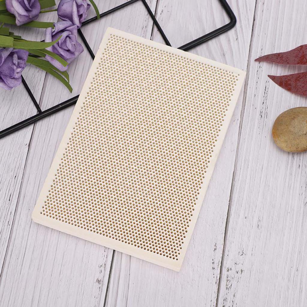 Ceramic Honeycomb Soldering Board Jewelry Heating Painting Drying Tools Plate, Soldering Block Jewelry Making Accessoriesc