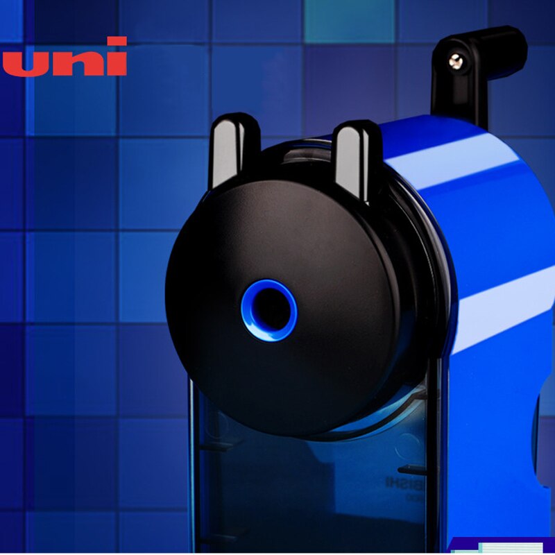 UNI KH-18 Hand-cranked Pencil Sharpener Child Safety Pencil Sharpener Pupils Art Students with Pencil Sharpener Pencil Sharpener