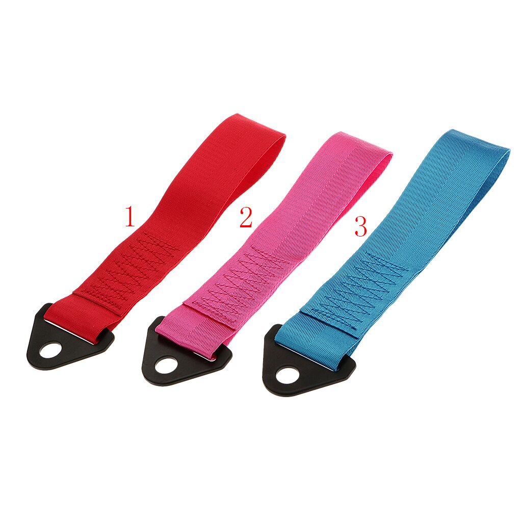 Auto Tow Strap 2 Ton Tow Vervoeren Touw Towing Racing Bumper Strap Loop & Bolt Haak Zware Roze Voor atv Truck Trailer Boot Rv
