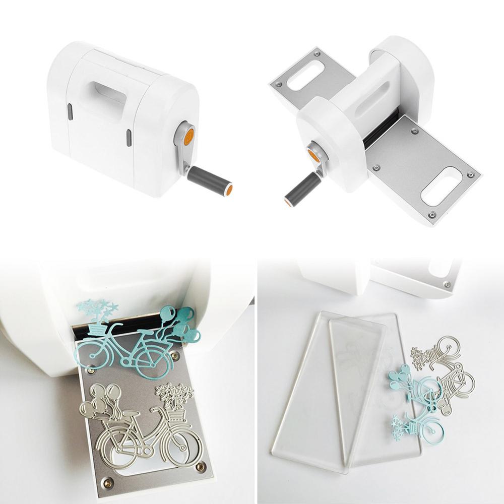 Udstansning prægning maskine scrapbooking cutter stykke udstanset papir cutter udstanset maskine hjem diy prægning dør værktøj