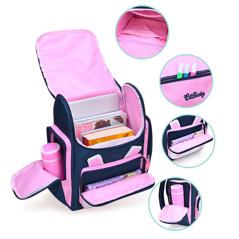 Ziranyu escola sacos crianças mochilas escola primária 1-3-6 grau crianças saco dos desenhos animados bonito crianças à prova dwaterproof água bolsa de ombro