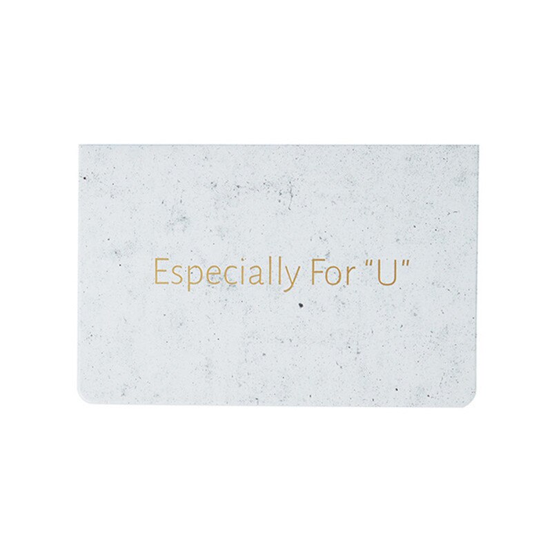 5Pcs Dank U Kaarten Marmer Vouwen Soort Buisness Zegen Wenskaarten Wedding Party Uitnodigingen Verjaardag Lege Cards: Especially for you