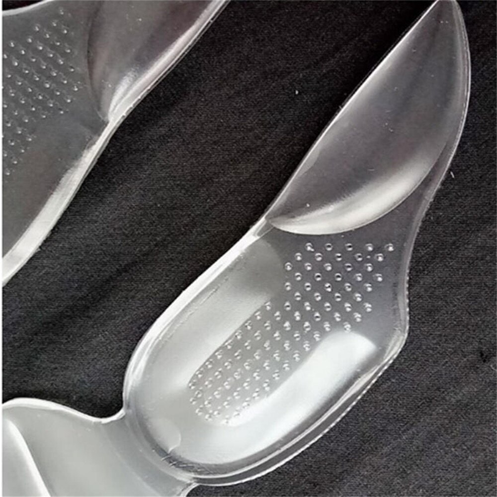 Forros transparentes de Gel de silicona para talón, novedad en actualización, pegatinas Para tacones traseras tres en uno, resistentes al talón, plantillas para zapatos