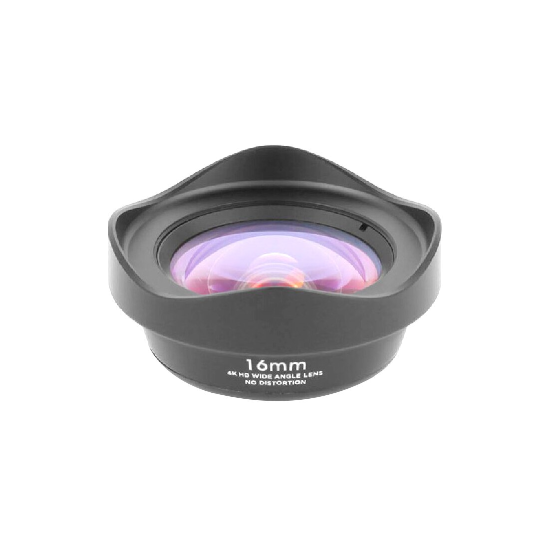 16mm Wide Angle / 65MM/105MM HD Telephoto Portrait / 10X HD 75MM Super Macro / 238 Degree Fisheye Phone Camera Lens: 16mm Wide Angle Lens