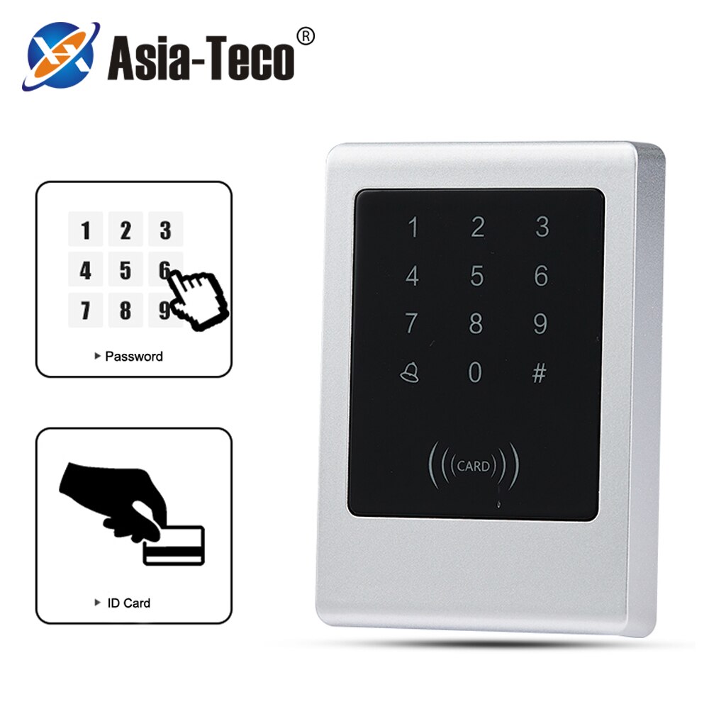 Waterdichte 125 Khz Rfid Toegangscontrole Touch Metalen Smart Keyless Slot Kaartlezer Elektronische Deurslot Gate Opener