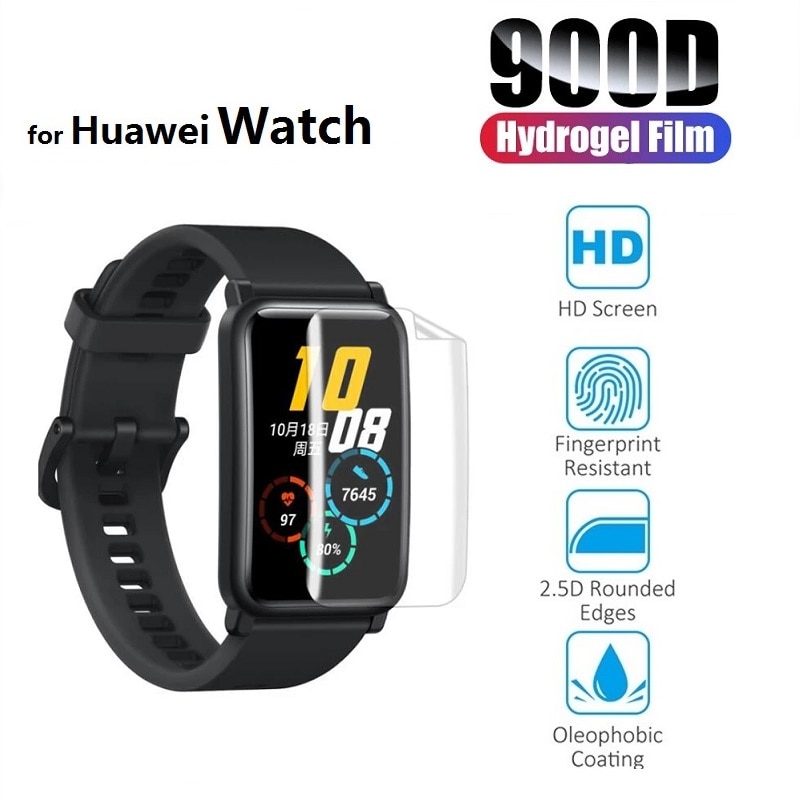 3Pcs Hydrogel Beschermende Film Voor Huawei Horloge Fit Gt 2e 2 Pro Gt 2 42Mm 46Mm (niet Glas) screen Protector Film Folie