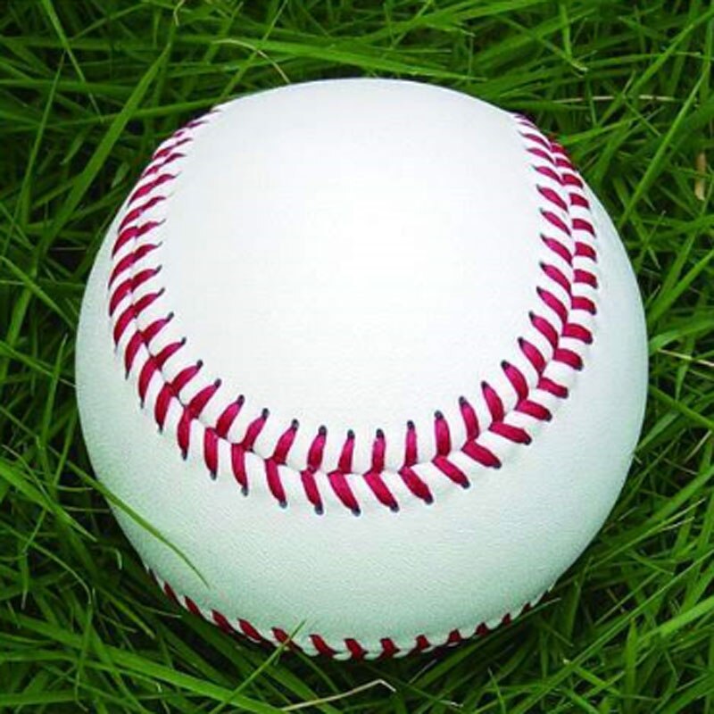 Handmade Baseballs PVC Upper Rubber Inner Soft Baseball Balls Softball Ball Training Exercise Baseball Balls