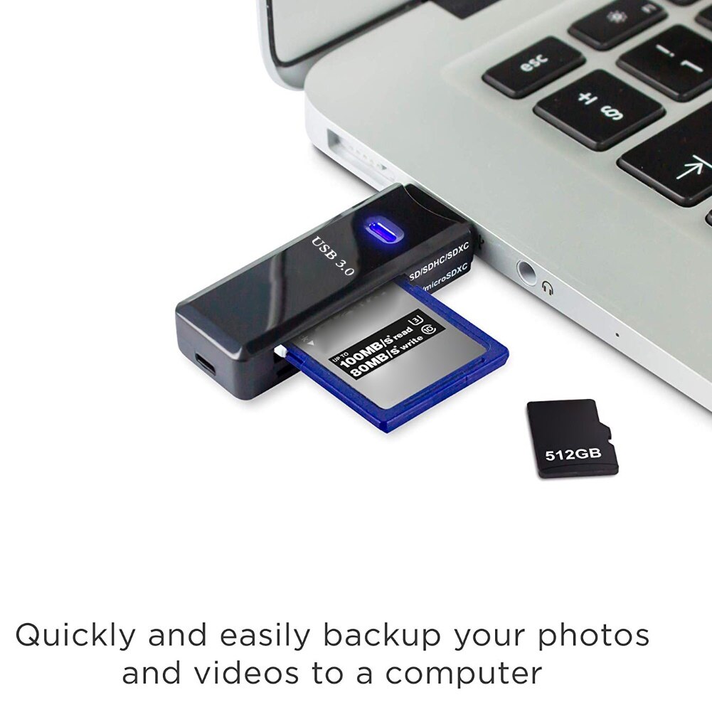 Mini Kaartlezer Usb 3.0 Micro Tf Smart Memory Card Adapter Voor Laptop Usb 3.0 Multi Smart Cardreader Sd-kaart reader