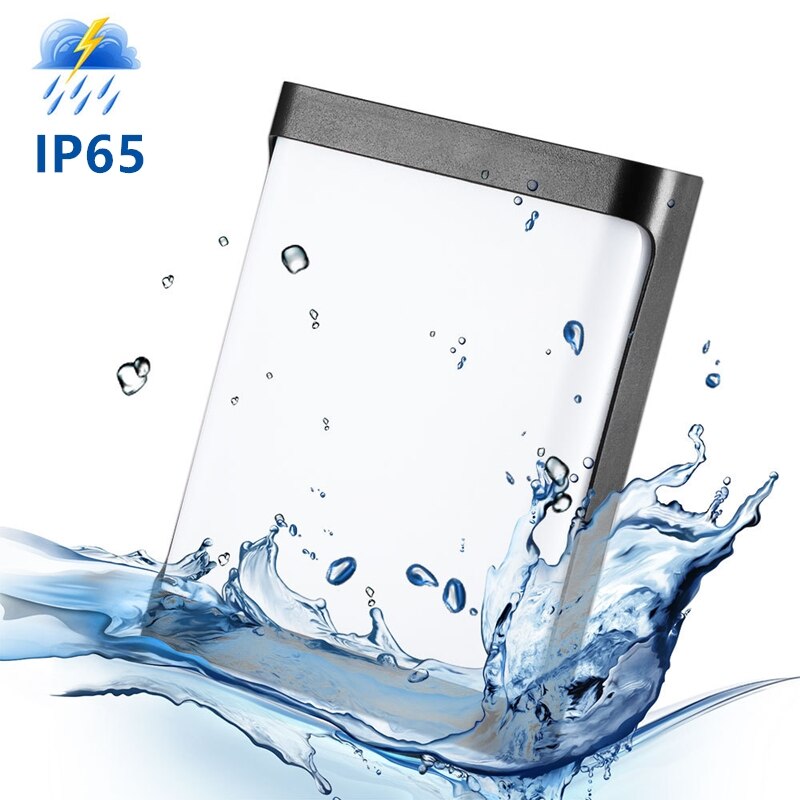 Moderne 15w- delige waterdichte buitenwandlampen met led-verlichting, balkon, veranda, tuin, wandlampen, gang, tuin, buitenmuurverlichting