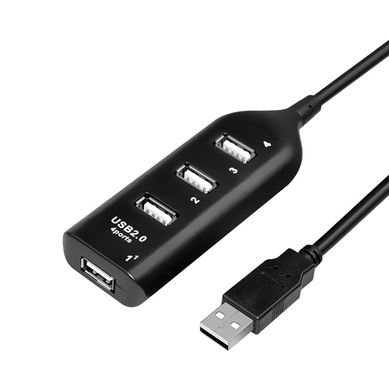 Przenośny 4 Port wielu rozdzielacz Hub na USB o wysokiej prędkości USB 2.0 wiele Expander do laptopa PC komputer przenośny akcesoria