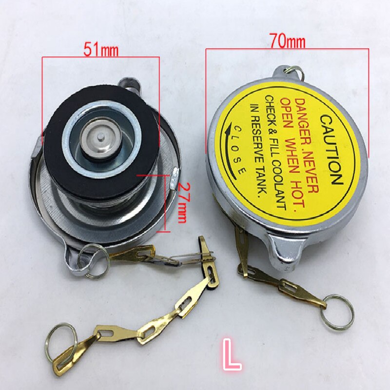 universal intercooler radiador radiator filler neck cover thermo radiator cap tank cover thermos cover L M S