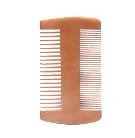 Peine de madera de bolsillo, sándalo dorado y negro Natural, peines de madera de dientes súper estrechos, sin piojos estáticos, peine para Barba, peinado: Rosa
