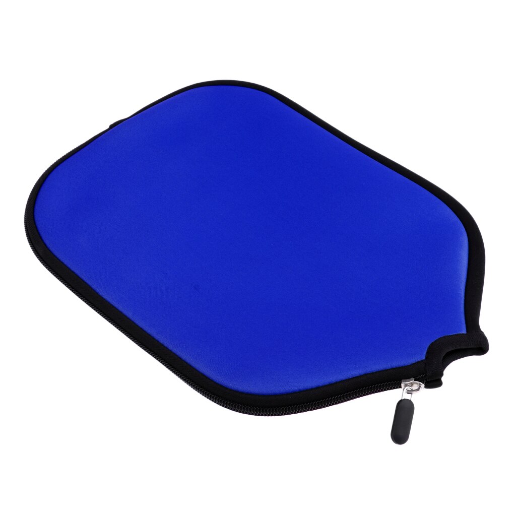 Premium Neoprene Pickleball Paddle / Racket Cover Zipper Protective Case Storage Holder Sleeve Bag Accessories - Various Colors: Blue