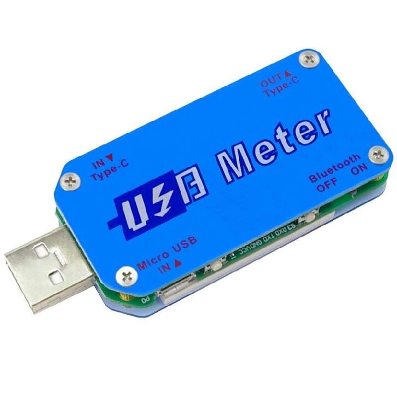 UM25 UM25C testeur d'affichage USB 2.0 type-c testeur d'affichage LCD voltmètre ampèremètre mesure de tension outil de Test de résistance