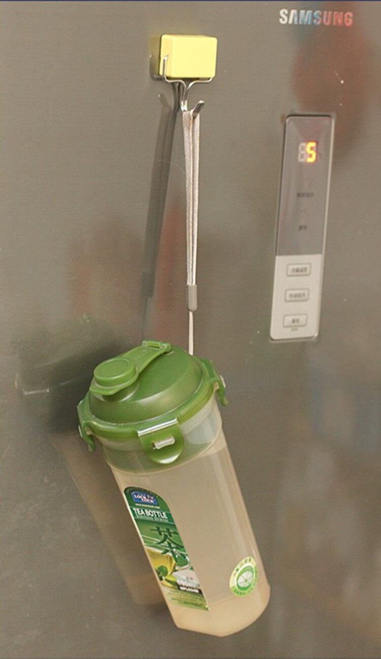 , Strong Magnetic key hooks refrigerator asingle metal + ABS plastic powerful magnets storage hooks