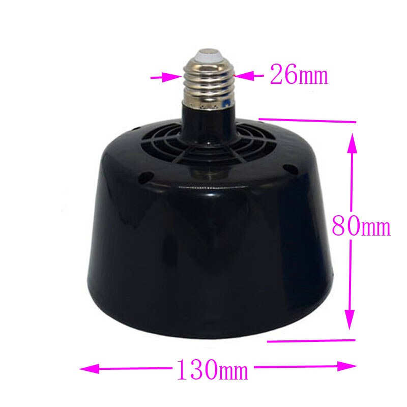 Lampa grzewcza wentylator 5W ~ 100W regulowany zwierzę domowe grzejnik izolacja latarnia żółw jaszczurka gad inkubator skrzynka regulator temperatury 4pc