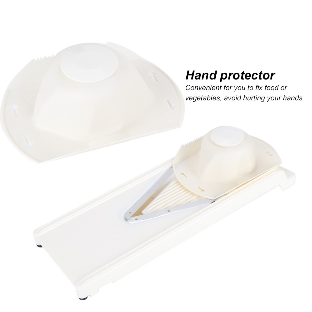 Stainless Steel V Shaped Grater Slicing Cutter With Hand Protector Blade Carrot Cucumber Potato Grater Kitchen Tool