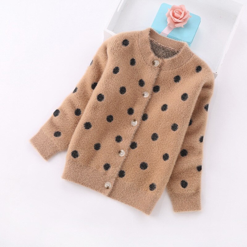mädchen Winter zur Seite fahren Für freundlicher Punkt Strickjacke Art Herbst Blumen- zur Seite fahren Kleid Mädchen Kleidung 3 4 5 6 7 8 9 10 jahr alt