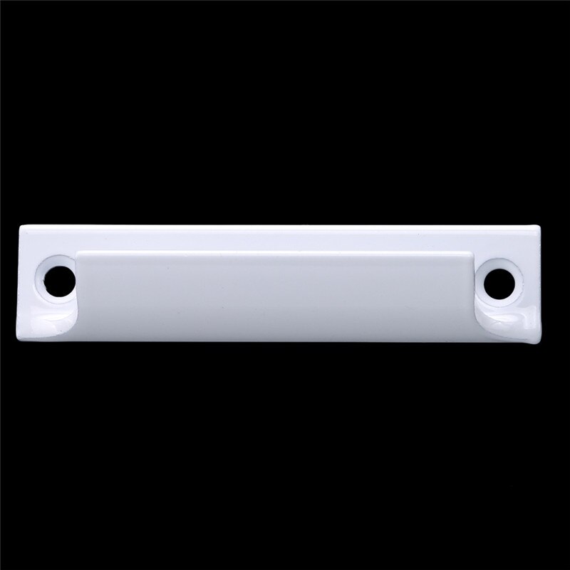 Tiradores de Hebilla blanca negros de aleación de aluminio, manijas gruesas para puertas y ventanas, asas pequeñas para cajones de armarios, manijas para ventanas pequeñas