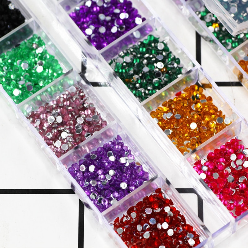 12 Type/Doos Slime Kit Kleurrijke Sequin Simulatie Parel Strass Voor Nagels Art Tips/Ballen Slime Voor Kids lizun Diy Accessoires