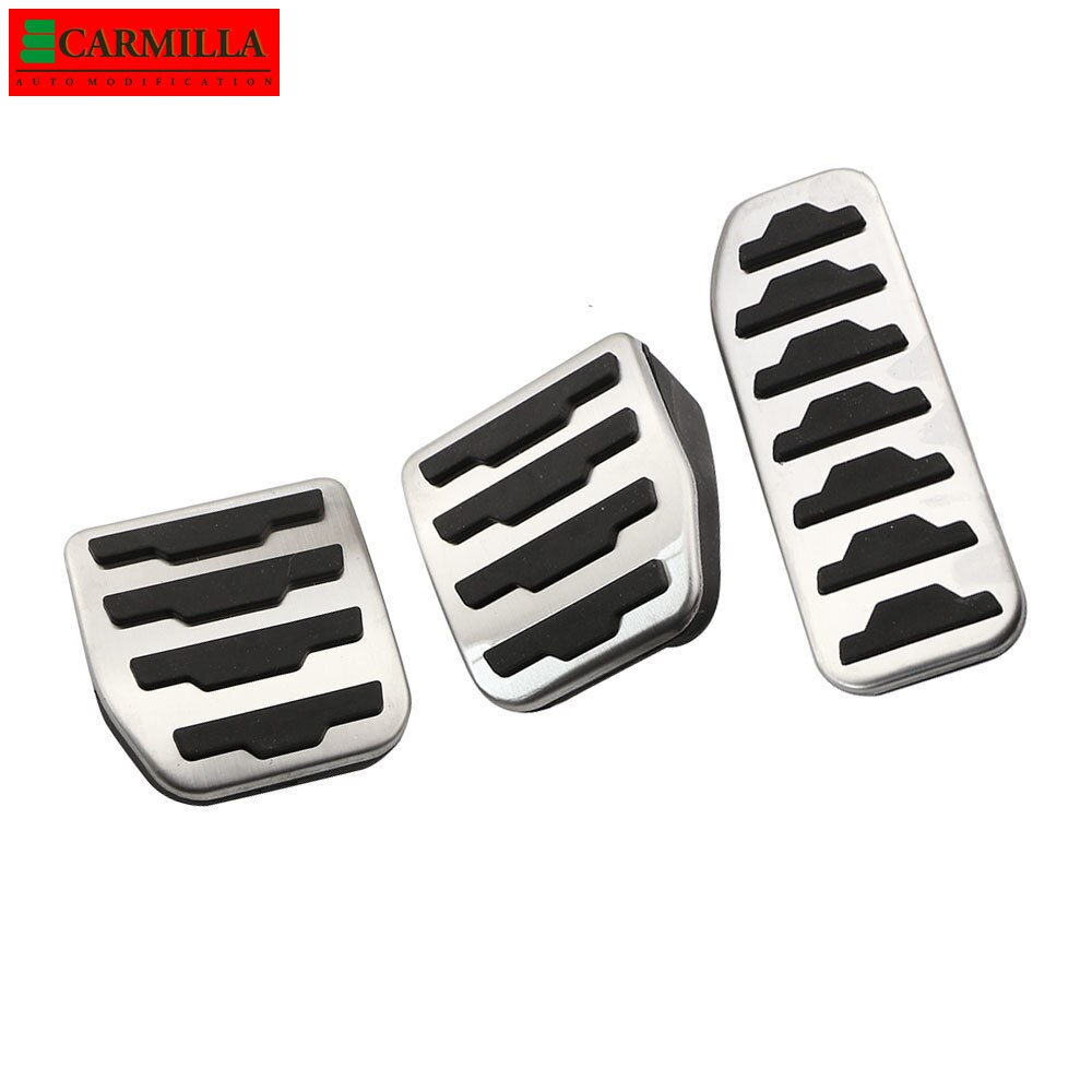 Coche Carmilla pedales para Jaguar E-ritmo Epace , , , de acero inoxidable de freno para automóvil Pedal de acelerador de protección cubiertas