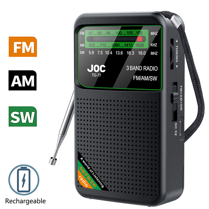 Full Band Radio Portable Radio Am Fm Sw Multi-function Radio Excellent Reception Transistor Radio With Loud Speaker
