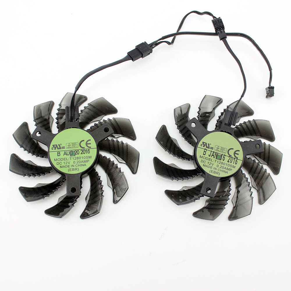 78 MM T128010SM GTX960 ventilateur 12 V ventilateur de refroidissement GV-N960OC pour Gigabyte GTX 960 ventilateur graphique carte vidéo refroidisseur ventilateur PLD08010S12H ventilateur