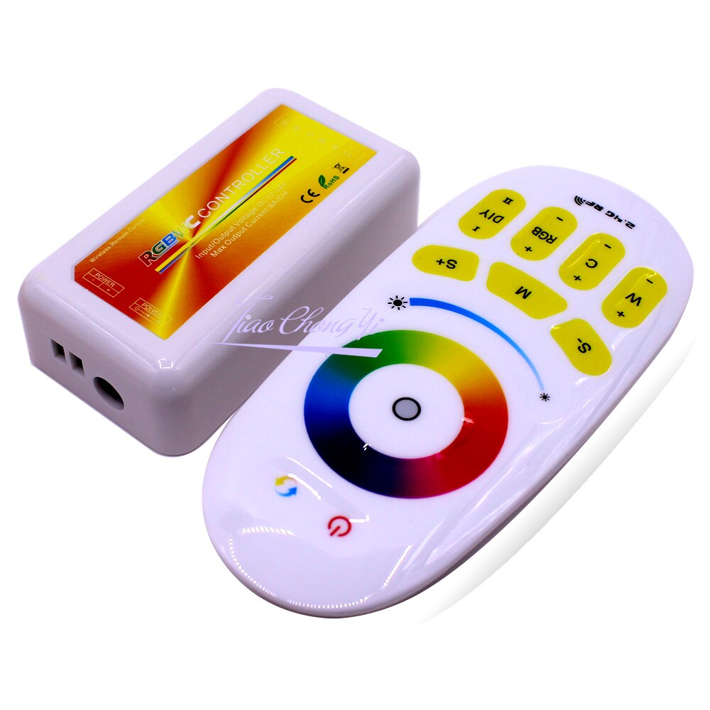 2.4G RGBWC LED Controller RF Touch Screen Wireless Dimmer Remote Control For 5050 RGBWC RGBCCT LED strip