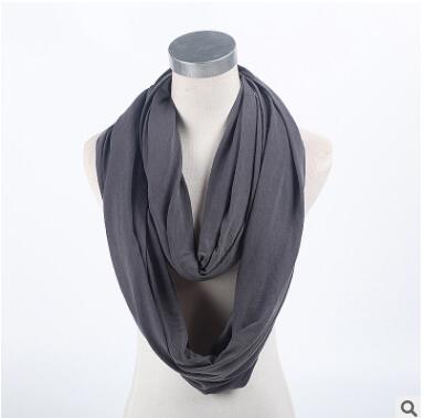 YWHUANSEN Mother Lactation Cover Feeding a Child Women Infinity Scarf Breastfeeding Mommy Nursing Infant Shawl: Deep Grey