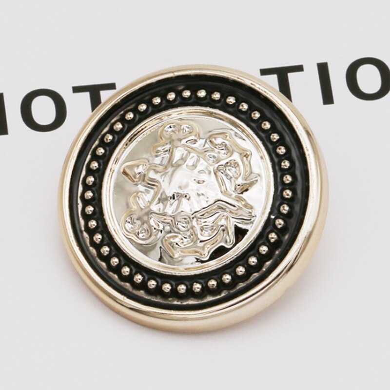 Boutons ronds en cuivre et cuir, 10 pièces, 15/18/20/25mm, pour vêtements, veste, Jeans, boutons métalliques, vêtements, accessoires de couture