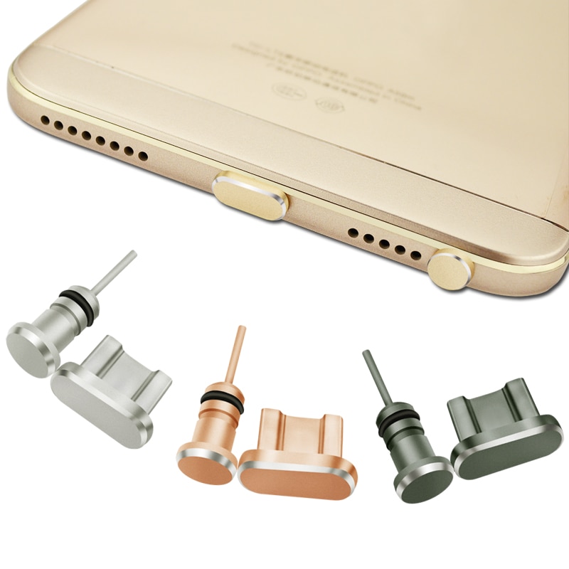 Enchufe de Metal para puerto de carga, enchufe antipolvo para iPhone XR XS MAX X, puerto para auriculares, enchufe antipolvo para iPhone 8 7 6 6S Plus, accesorios para teléfono