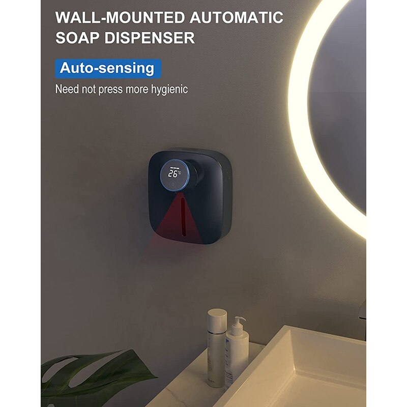 Automatic Soap Dispenser, Touchless Soap Dispenser, Waterproof Liquid Soap Dispenser For Kitchen Sink Bathroom