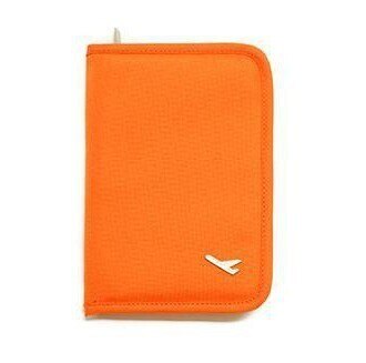 Pretty Travel Passport Holder Bag PU Leather Credit Card Case Purse Wallet Organizer Shíyòng de 3/5000 Useful: Orange
