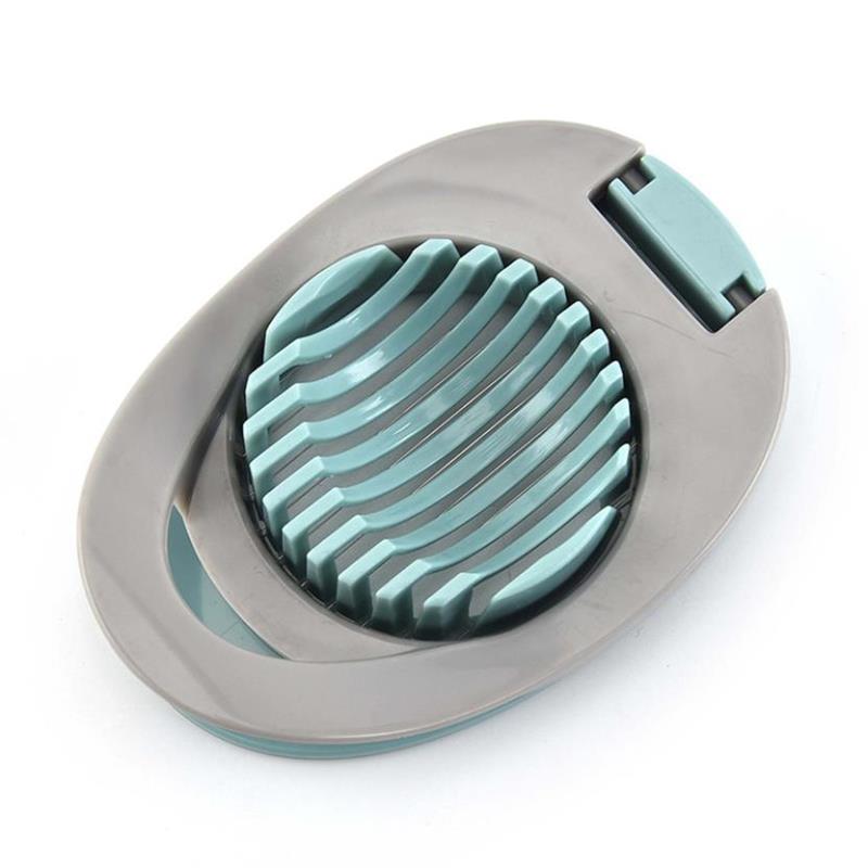 Vieruodis Egg Cutter Multifunctionele Fruit Slicer Gekookt Ei Slicer Sectie Cutter Mold Flower Edges Gadgets Keuken Benodigdheden: Nordic Grey Green