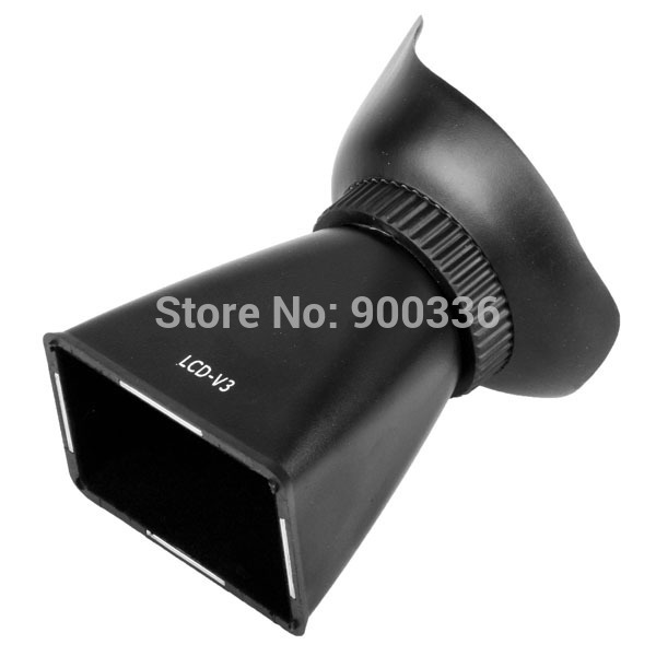 V3 visor lcd 2.8x lupa extensor capa magnética para canon 600d 60d