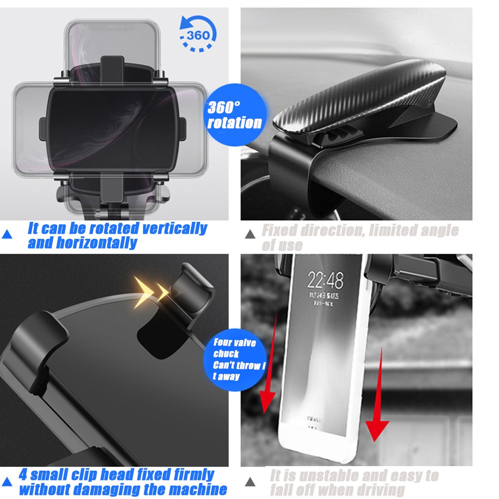 Spot Car Dashboard Mobile Phone Holder Car Navigation Rearview Mirror Universal Phone Stand Mount Car Styling