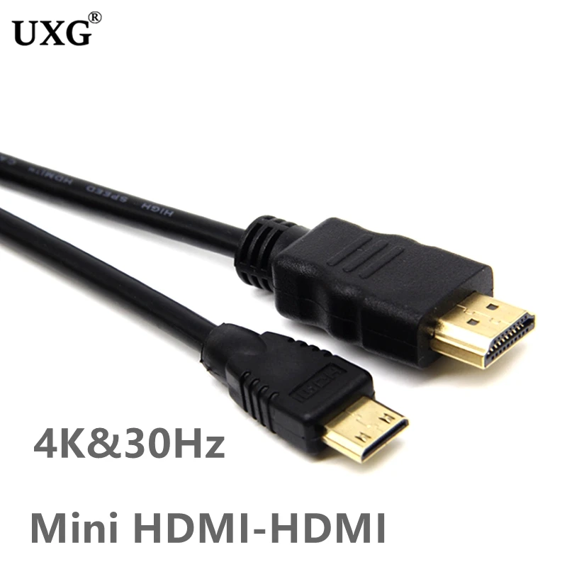 10M 0.3M 4K 60Hz Mini Hd Naar Hdmi-Compatibele Kabel 3d Hoge Snelheid Hdmi Adapter Kabel Voor Camera Monitor Projector Tv Box Computer: Black / 10m