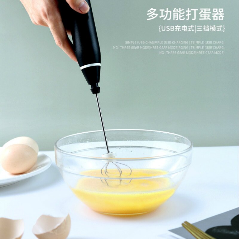 Twin Electric Milk Bubble Machine Household Mini Foam Beater