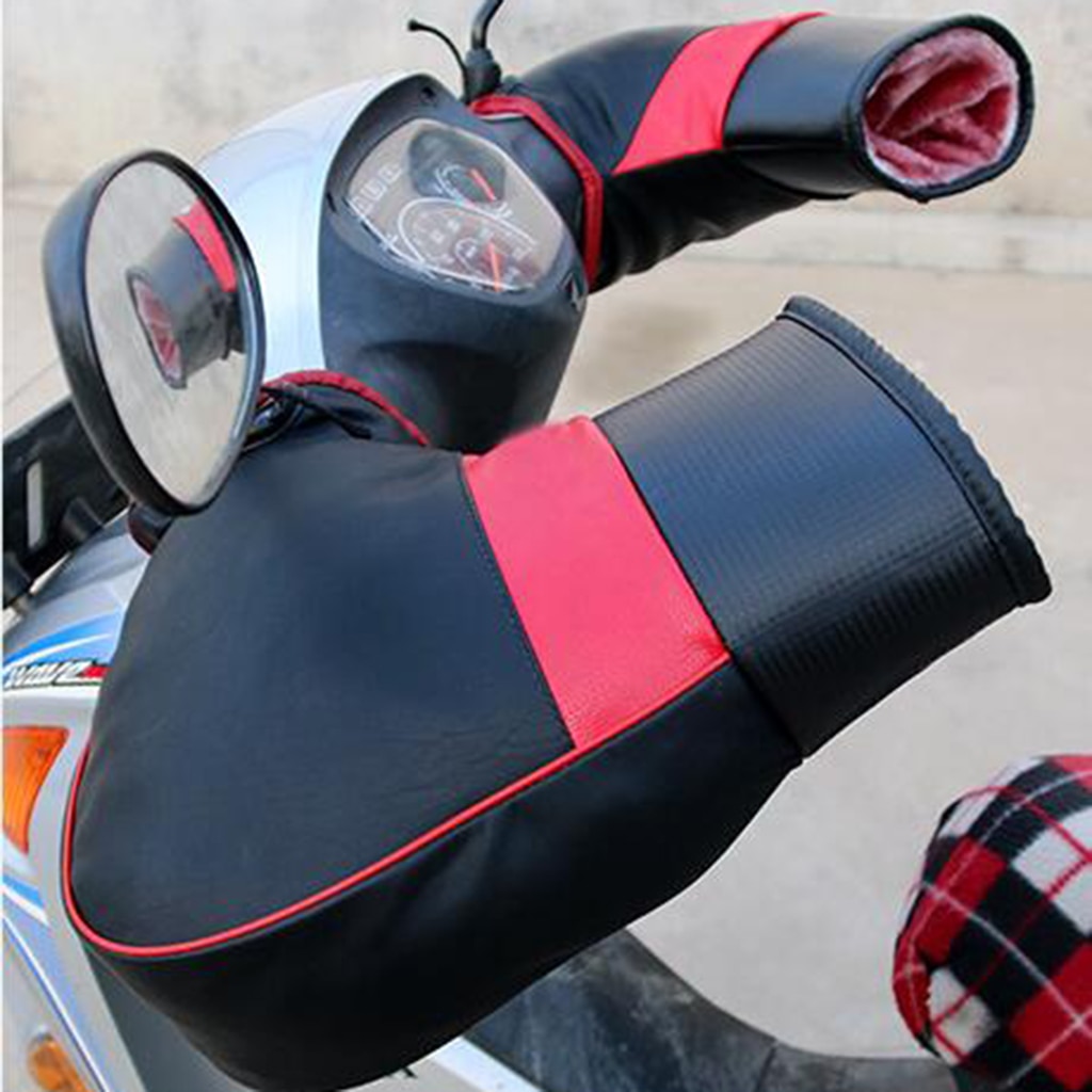 Paar Beschermende Stuur Handschoenen Hand Warmer Moffen Voor Motorfietsen Scooters