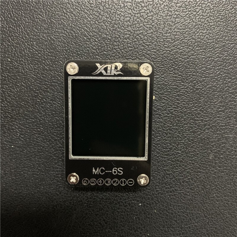 Probador de batería Digital Lipo, comprobador de capacidad de voltaje MC-6S pantalla a Color de 1-6S, pantalla eléctrica, receptor de metros, prueba de señal