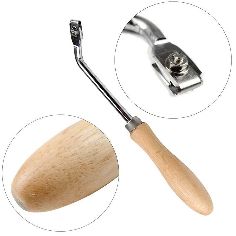 7Pcs Stainless Steel Vinyl Floor Welding Kit Accessories Set for Floor Cutting Groove Guide