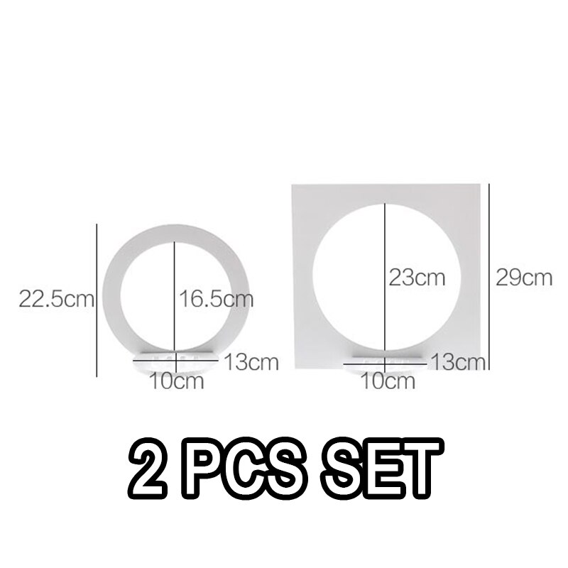 Wooden Storage Racks Hanging Decor Storage Box Flower Pot House Storage Rack Wall Book Figurines Display Crafts Shelves holder: 2PCS set