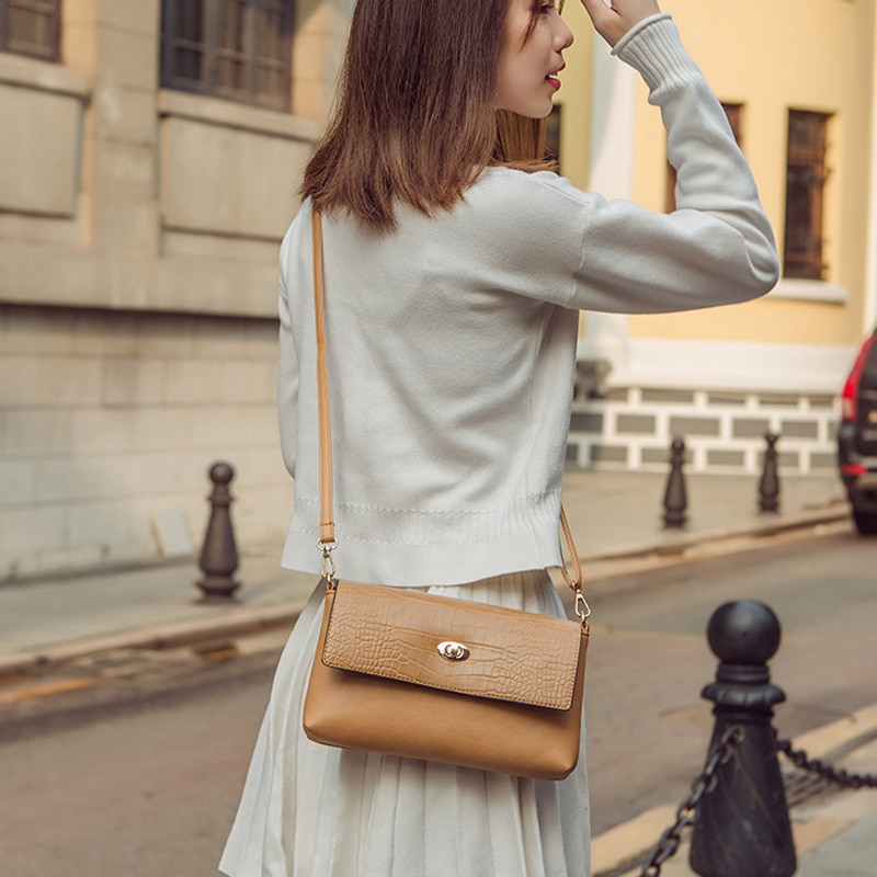Reprcla dames schoudertas handtas leren dames crossbody messenger bags dames portemonnee dames flap bolsa