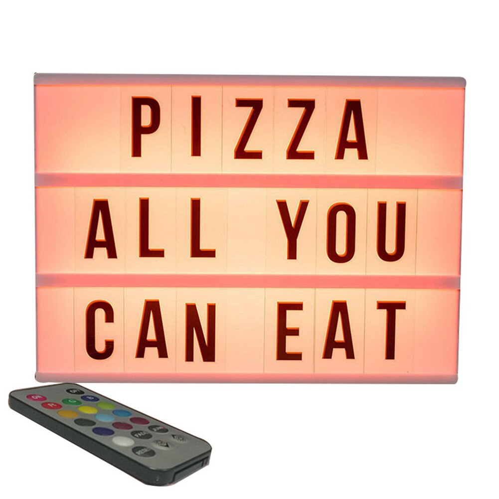 De Mini Kleur Veranderende Lightbox Met Letters Symbool Kaarten Decoratie Lamp Bericht Board Lightbox Usb Powered Voor Indoor Outdoor: green