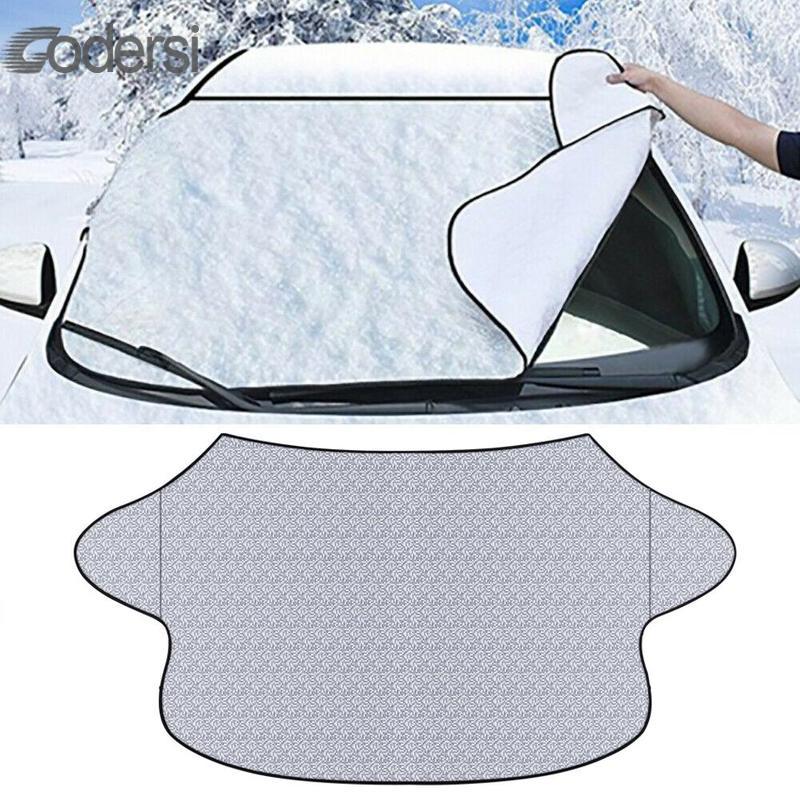 Magnetiskt Bil Vindrutetäcke - Tjockare Solskydd & Snöskydd - Solblockerare för SUV