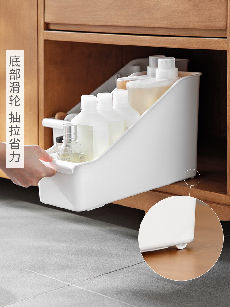 Kitchen pulley car rack plastic rack plastic pot s... – Grandado