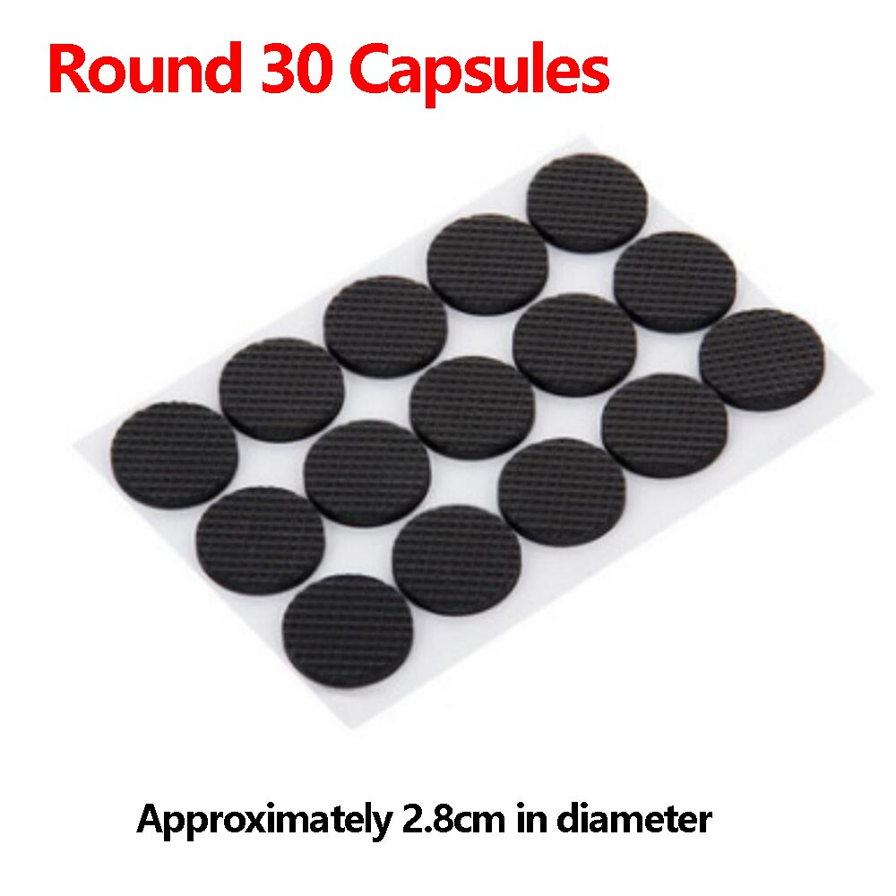 2-48 stk selvklæbende møbler ben fødder tæppe filtpuder anti-slip mat kofanger spjæld til stol bord beskytter hardware