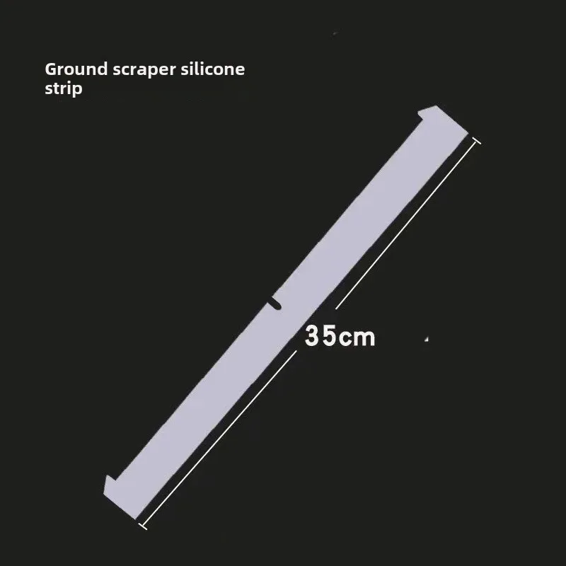 Escoba mágica de silicona para suelo de baño, rascador de limpieza para el baño del hogar, mango de plástico, uso seco y húmedo dos en uno: Rojo